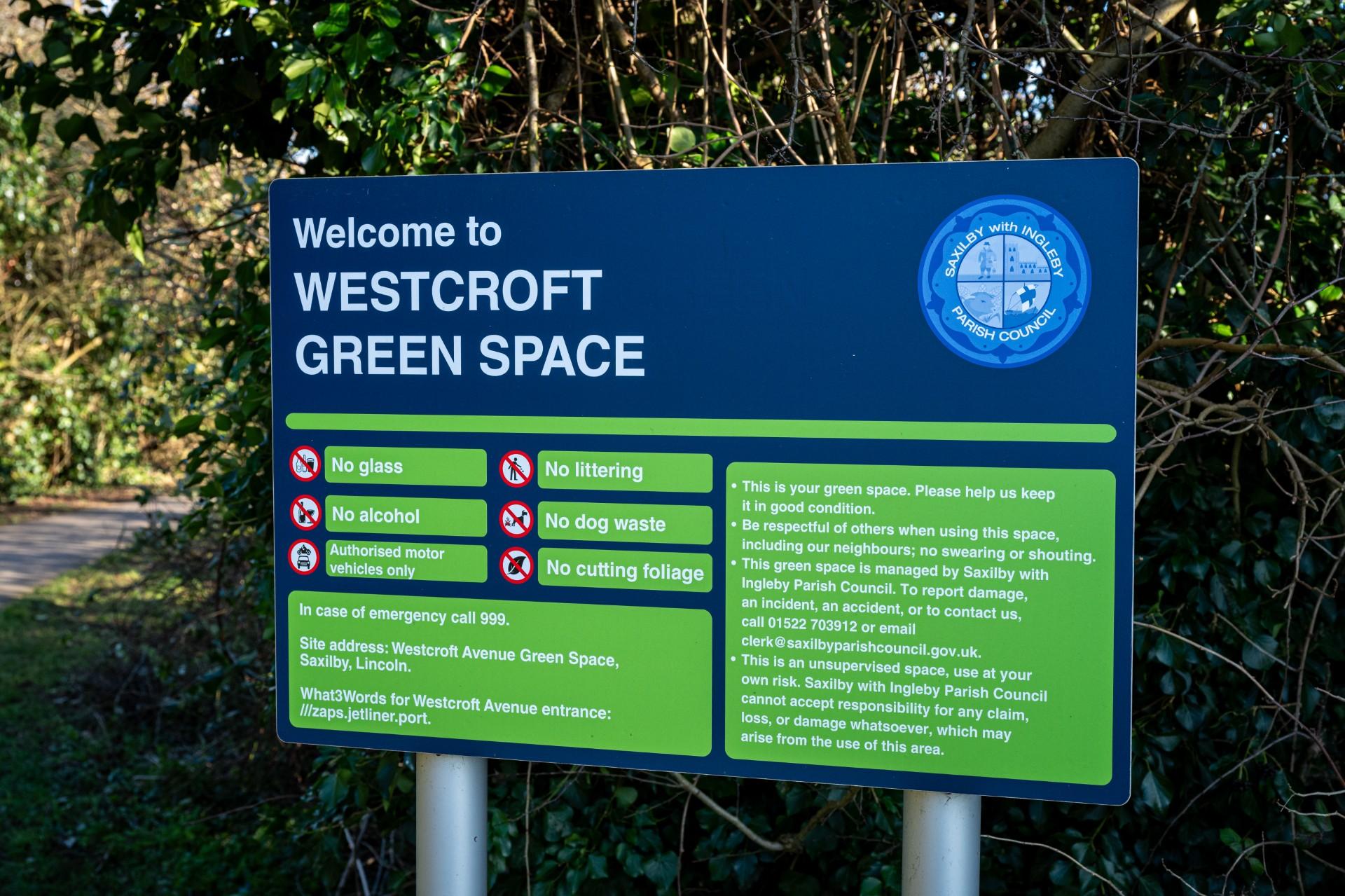 Westcroft Green Information Board