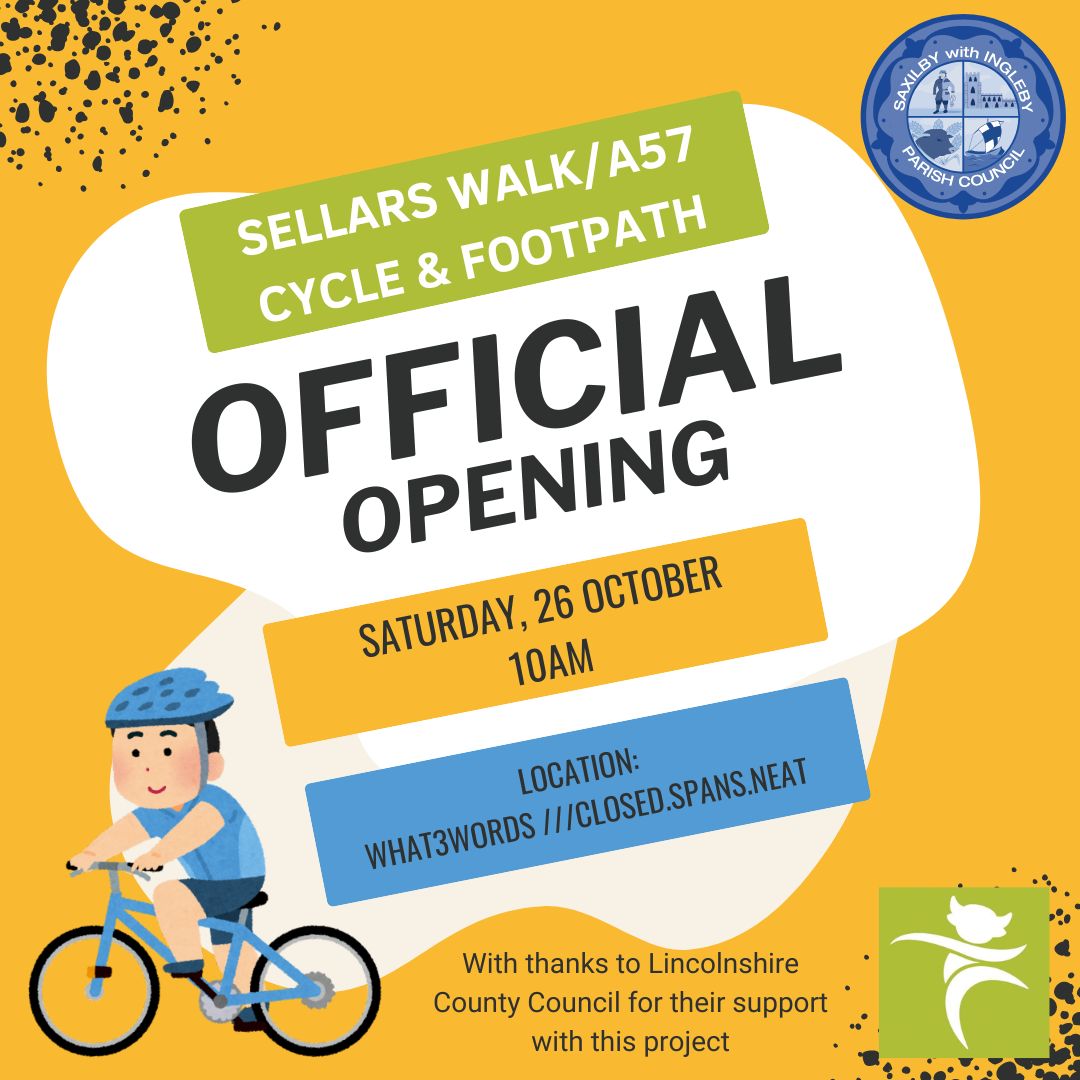 Image advertising cycle path opening